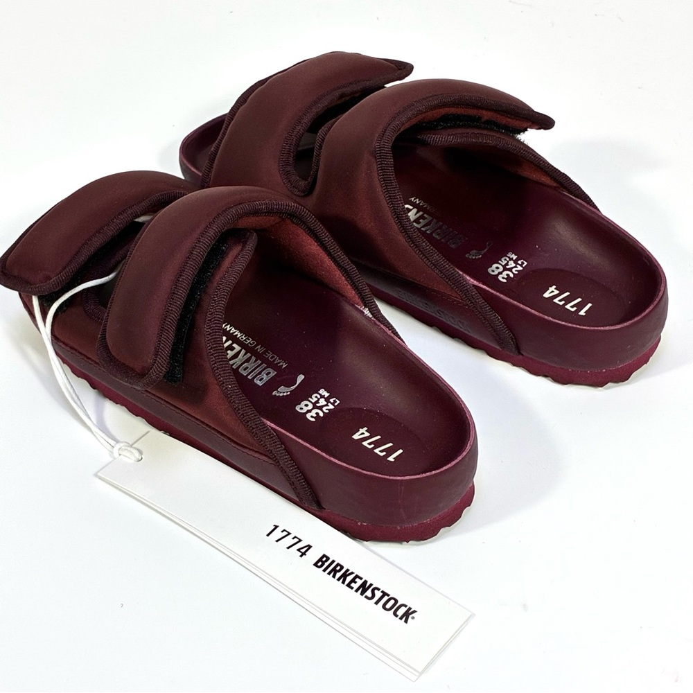 Birkenstock 1774 Arizona Cosny Nylon Sandals Port Royale 38 7 NEW Monochromatic - Picture 10 of 16